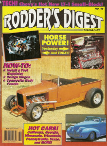 RODDER'S DIGEST 1992 APRIL - LT-1 INSTALL, COMPOSITE BODY PANEL MADE